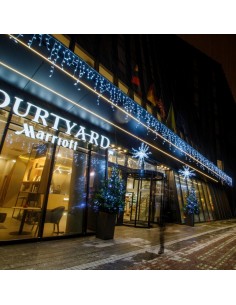 Profesionali AdamLights lauko girlianda varvekliai | IP67, 216 LED, 600x50 cm 2