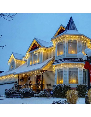 Profesionali AdamLights lauko girlianda varvekliai | IP67, 324 LED, 900x50 cm