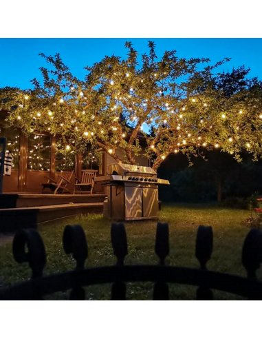 5 m ilgio LED girlianda “Party Lights” | IP44, Baltas laidas, 10 lempučių (kas 50 cm) 5 m ilgio LED girlianda “Party Lights” | IP44, Baltas laidas, 10 lempučių (kas 50 cm)