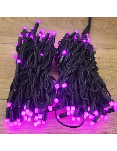 Profesionali AdamLights smulkių lempučių lauko girlianda RGB | IP67, 120 LED, 20 m.