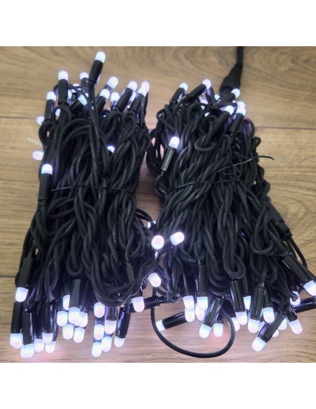 Profesionali AdamLights smulkių lempučių lauko girlianda RGB | IP67, 120 LED, 20 m.