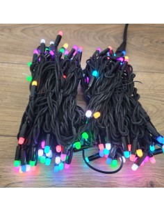 Profesionali AdamLights smulkių lempučių lauko girlianda RGB | IP67, 120 LED, 20 m. 2