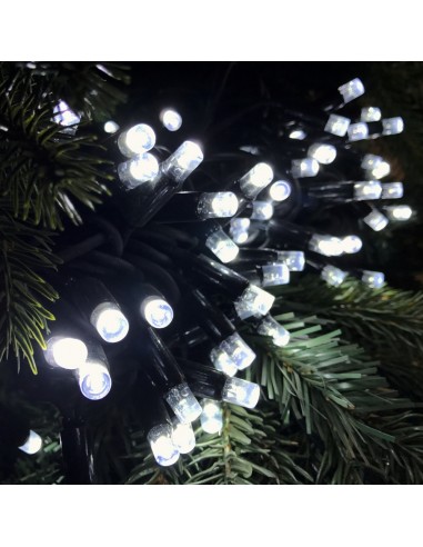 Profesionali AdamLights smulkių lempučių lauko girlianda DUAL | IP44, 120 LED, 20 m.