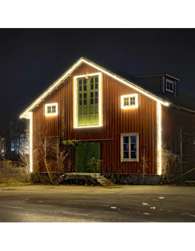 Profesionali AdamLights smulkių lempučių lauko girlianda | IP67, 100 LED, 5 m.