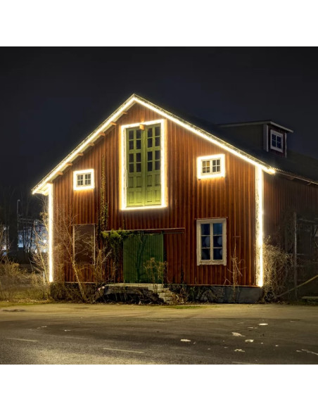Profesionali AdamLights smulkių lempučių lauko girlianda | IP67, 100 LED, 5 m.